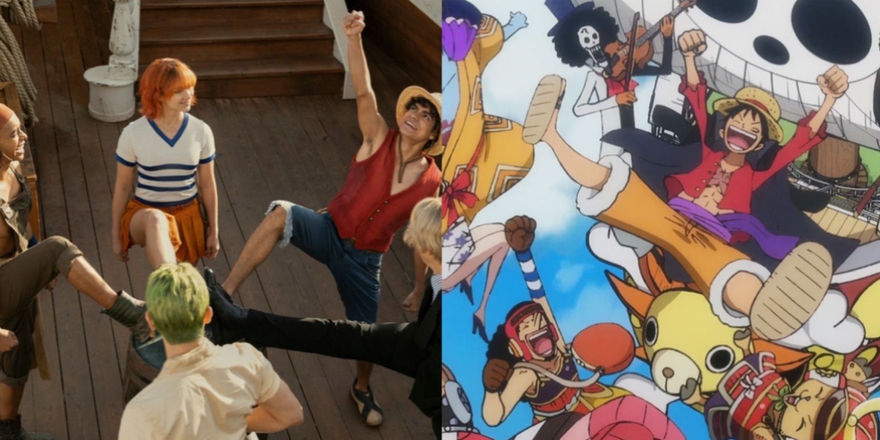 One Piece Live-action Vs. Anime