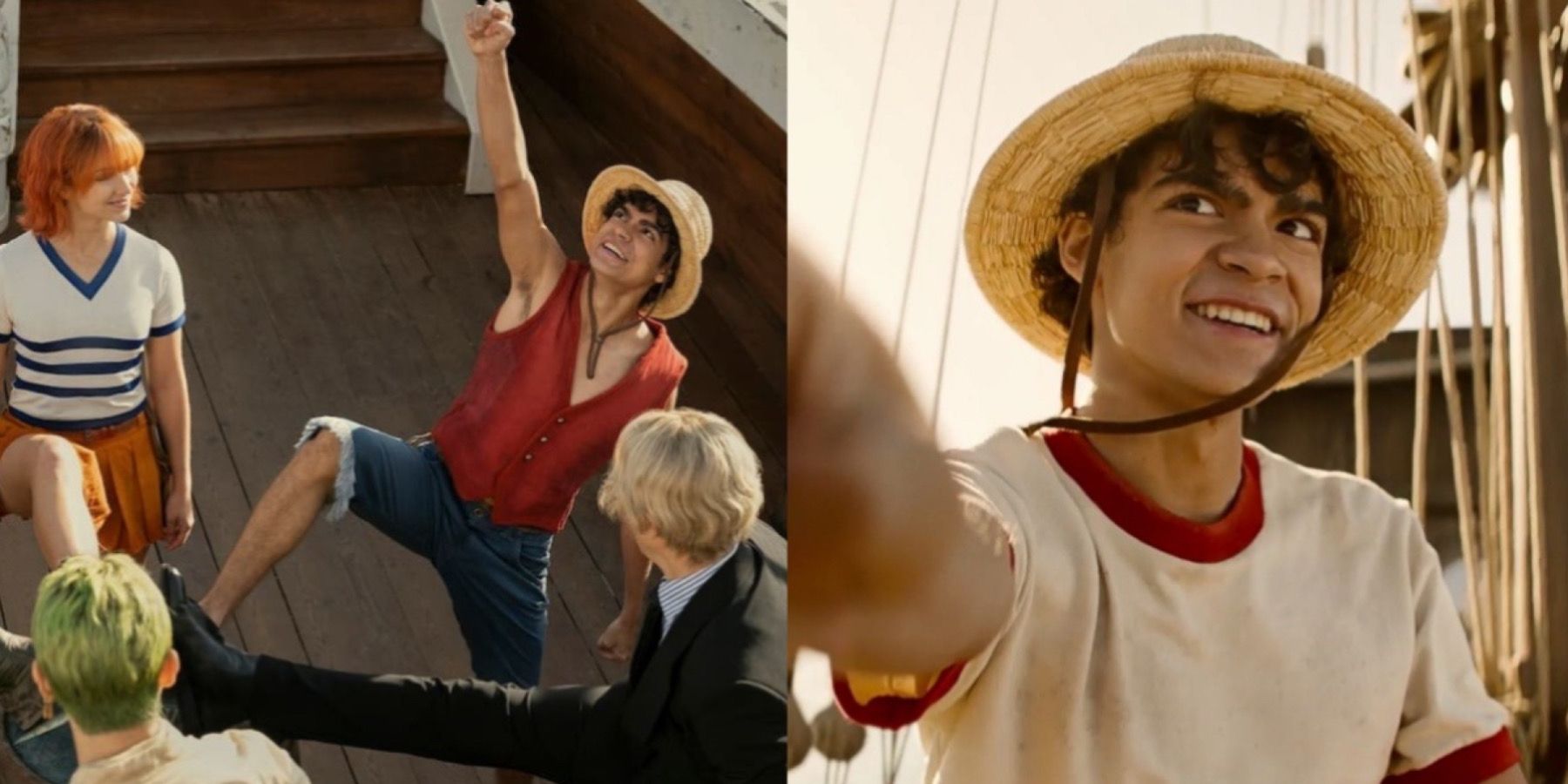 Straw hat pirates luffy one piece live action