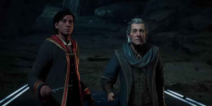 Student and Teacher Hogwarts Legacy