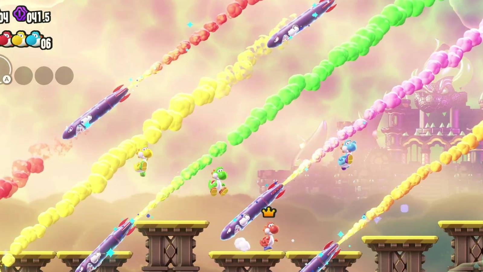 super mario bros wonder screenshot yoshi