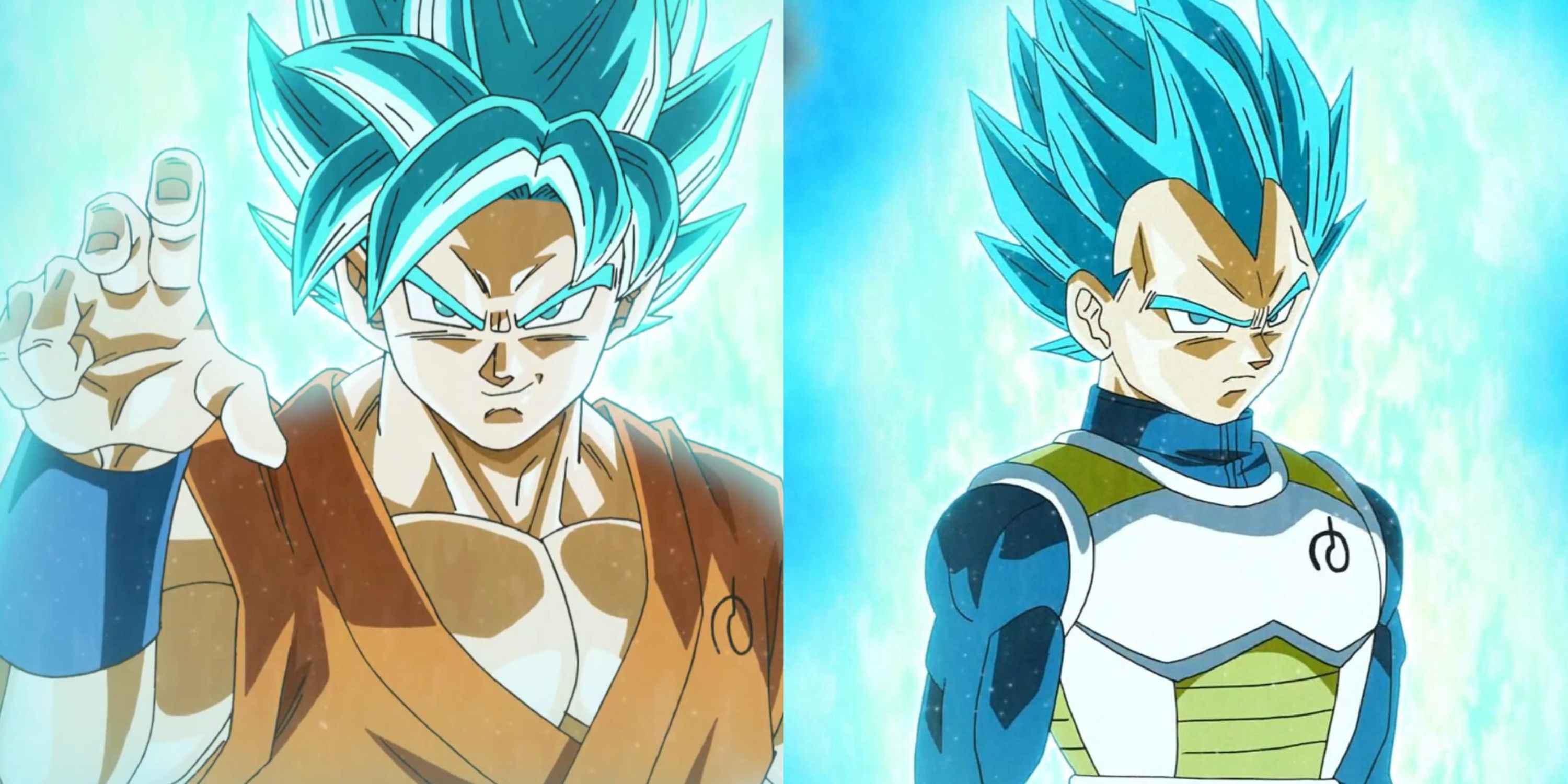 GOKU TURNS SUPER SAIYAN BLUE FOR THE FIRST TIME