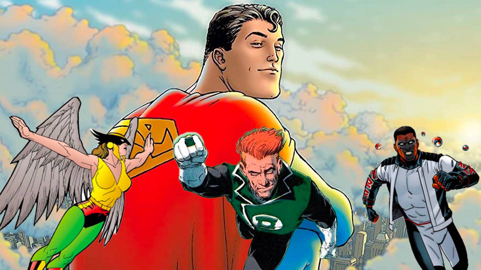 Superman Legacy Hawkgirl Mister Terrific Green Lantern