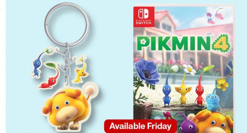 target pikmin 4 keychain