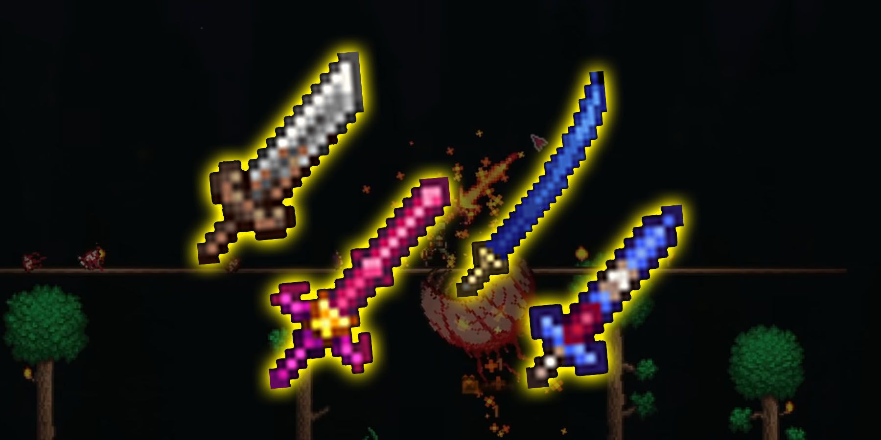 Terraria Best PreHardmode Swords Ranked