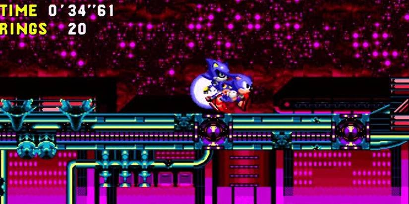Sonic And Metal Sonic In Sonic CD