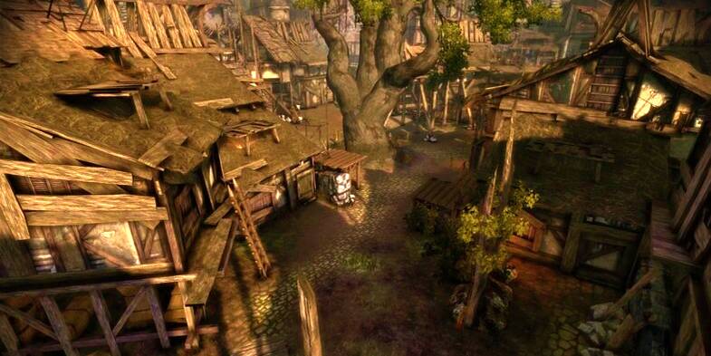 The Denerim Alienage in Dragon Age: Origins