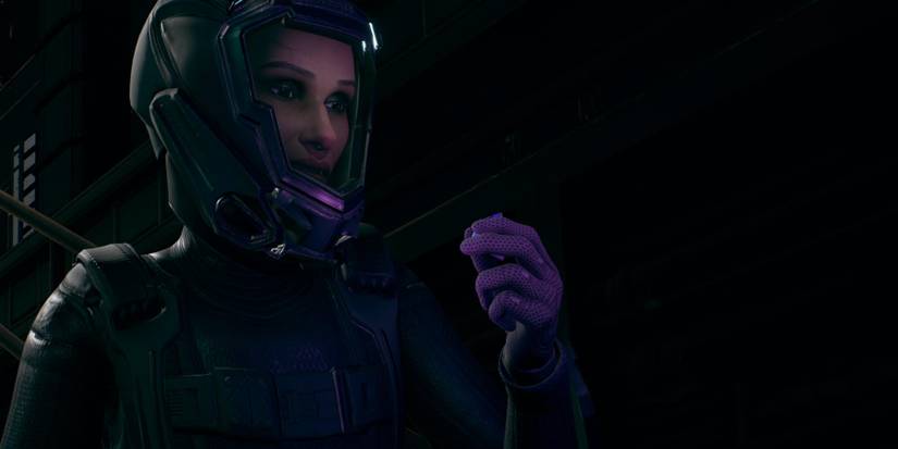 The Expanse - Camina with the laser crystal