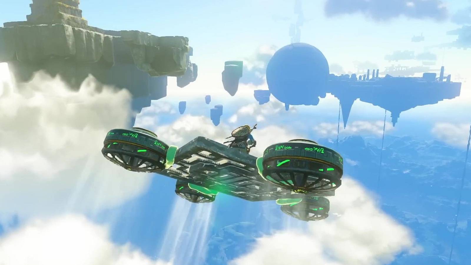 Tears of the Kingdom Player Shows Flying Mech