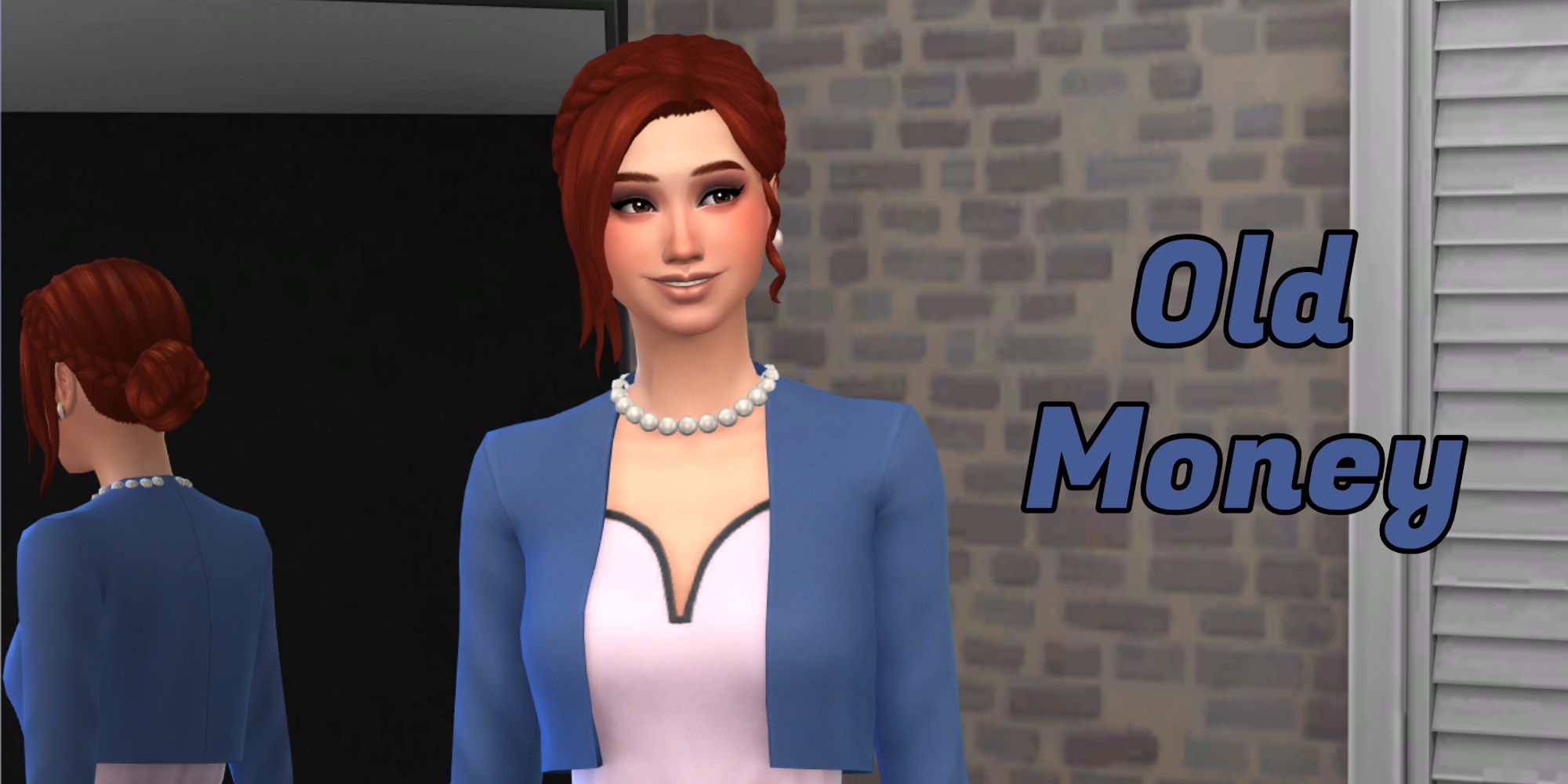 A Sim represents the Old Money generation of the legacy challenge