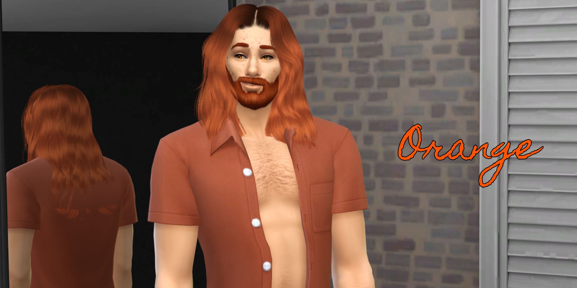 A Sim who loves the color Orange represents their generation of the legacy challenge