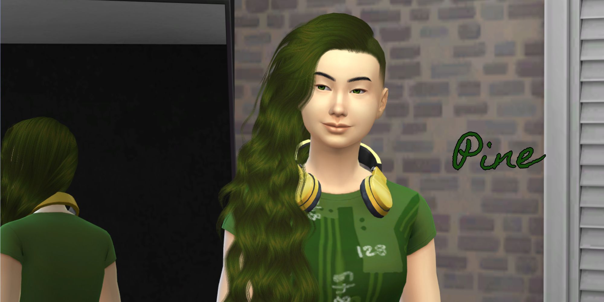 A Sim who loves the color Pine represents their generation of the legacy challenge