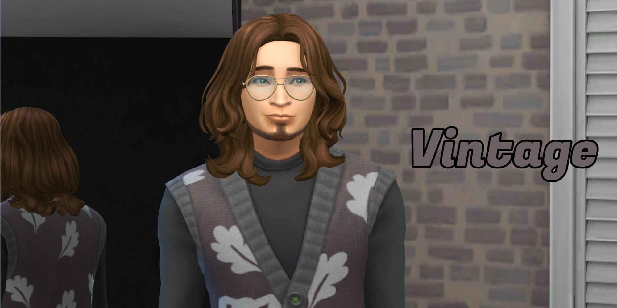 A Sim dressed in Vintage fashion represents their generation of the legacy challenge