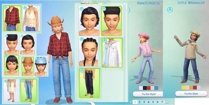 The Sims 4_ Horse Ranch - Child CAS