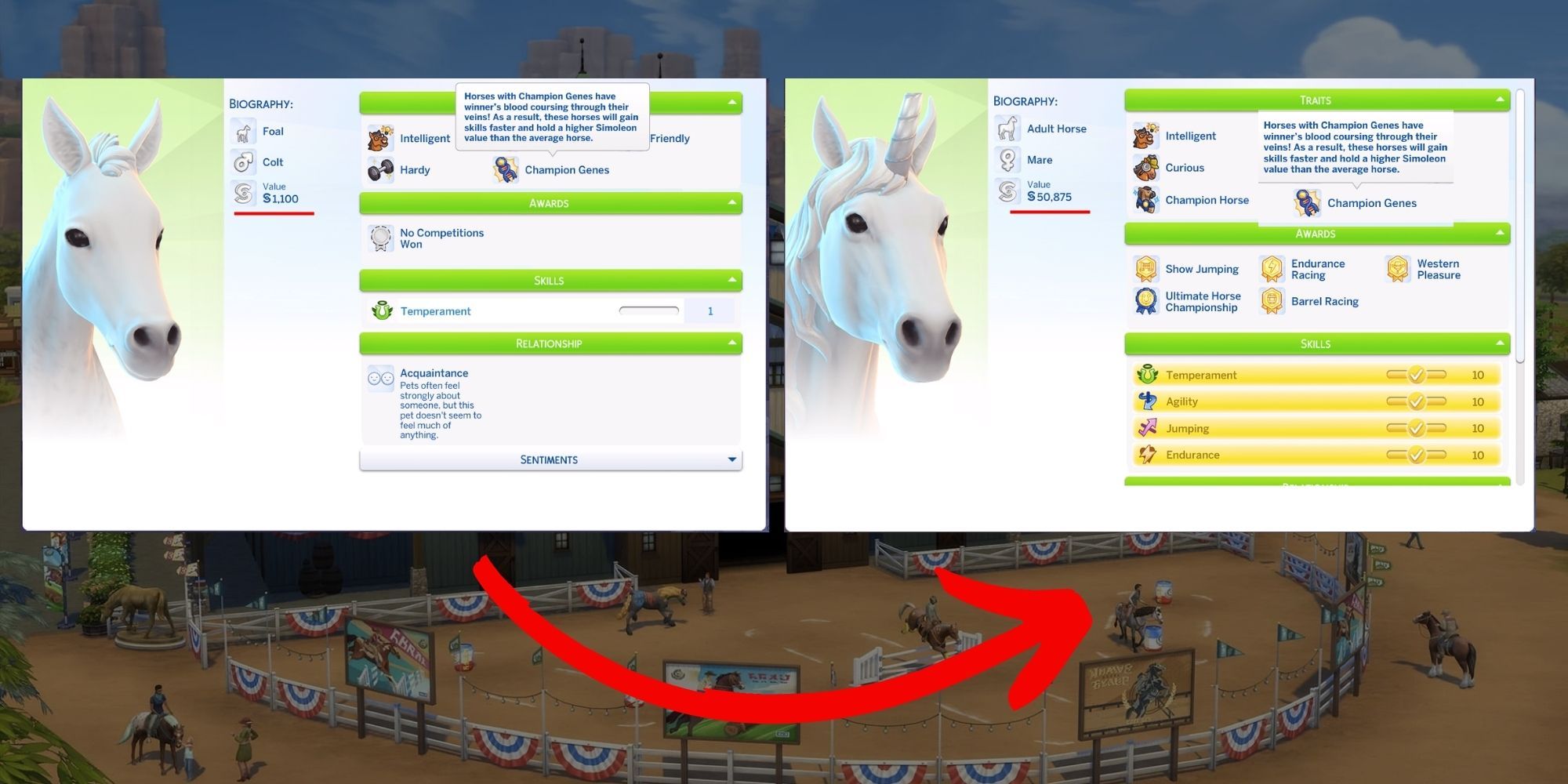The Sims 4_ Horse Ranch - Horse Value