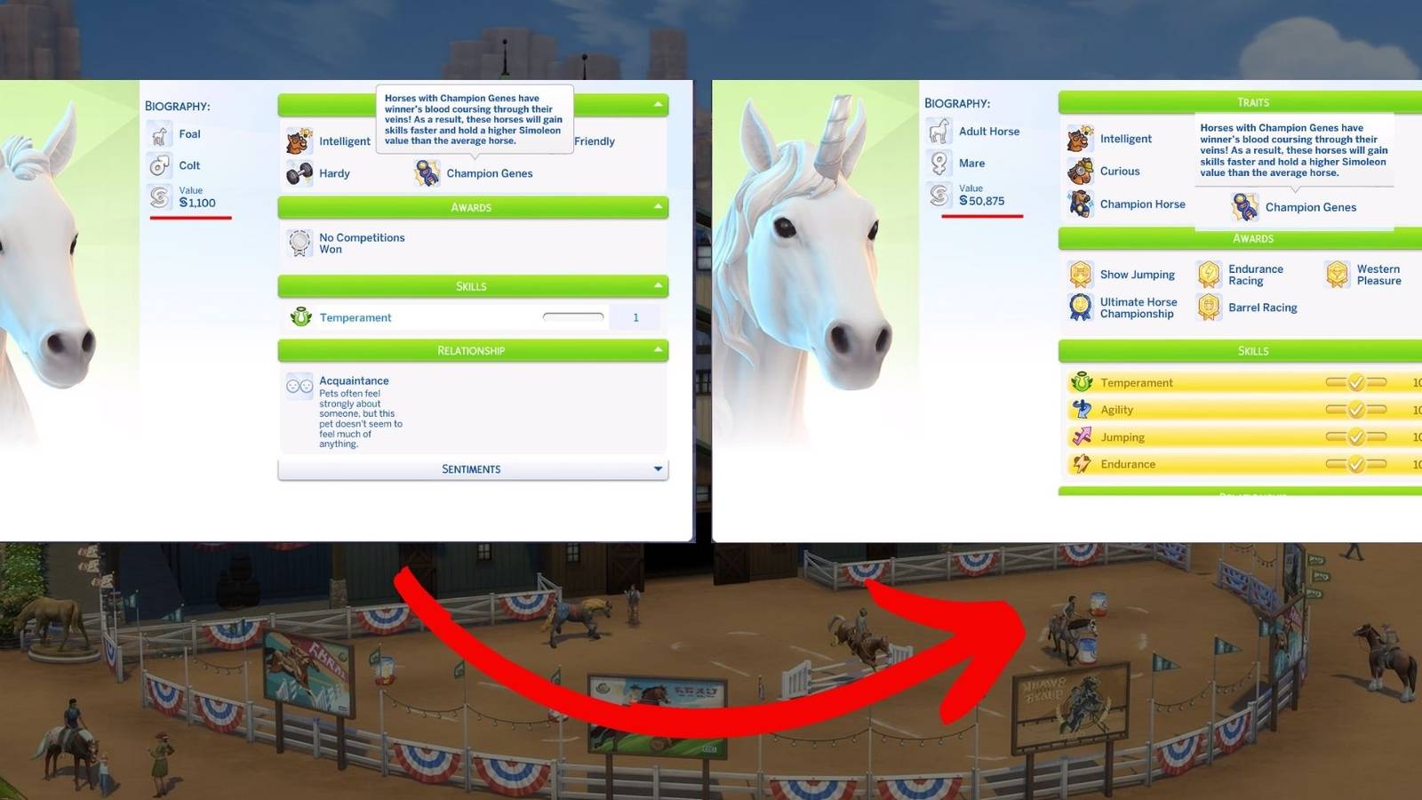 The Sims 4_ Horse Ranch - Horse Value