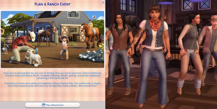 The Sims 4_ Horse Ranch - Ranch Events and Line Dancing