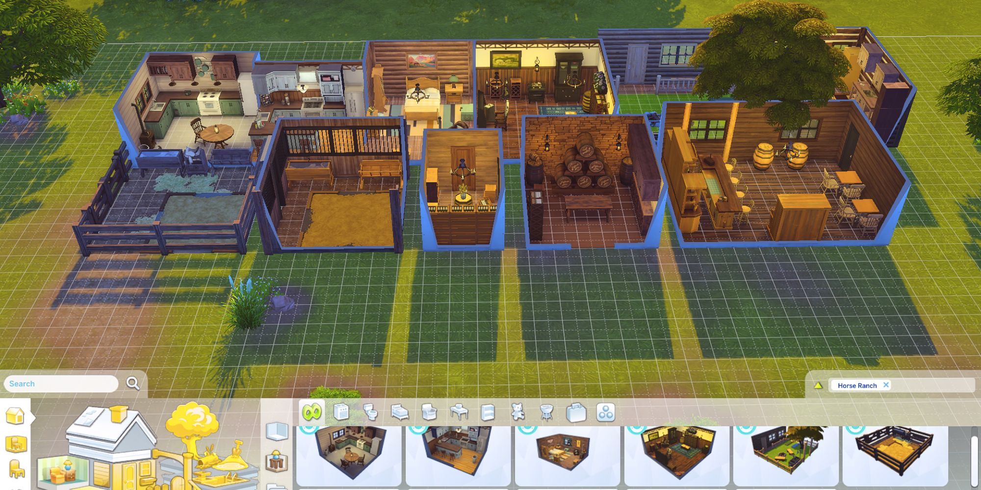 The Sims 4_ Horse Ranch Styled Rooms