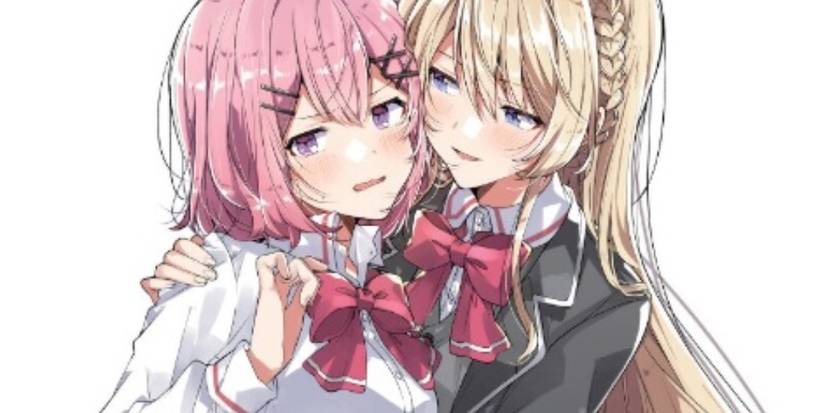 Official Artwork of Amaori Renako and Oduka Mai from There's No Freaking Way I'll Be Your Lover Unless...