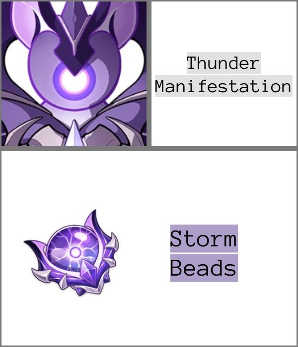 Thunder Manifestation Storm Beads