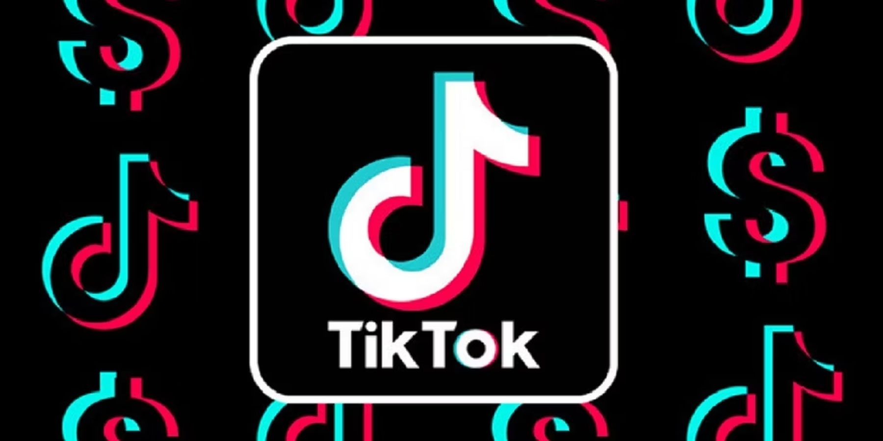 tiktok logo with dollar signs
