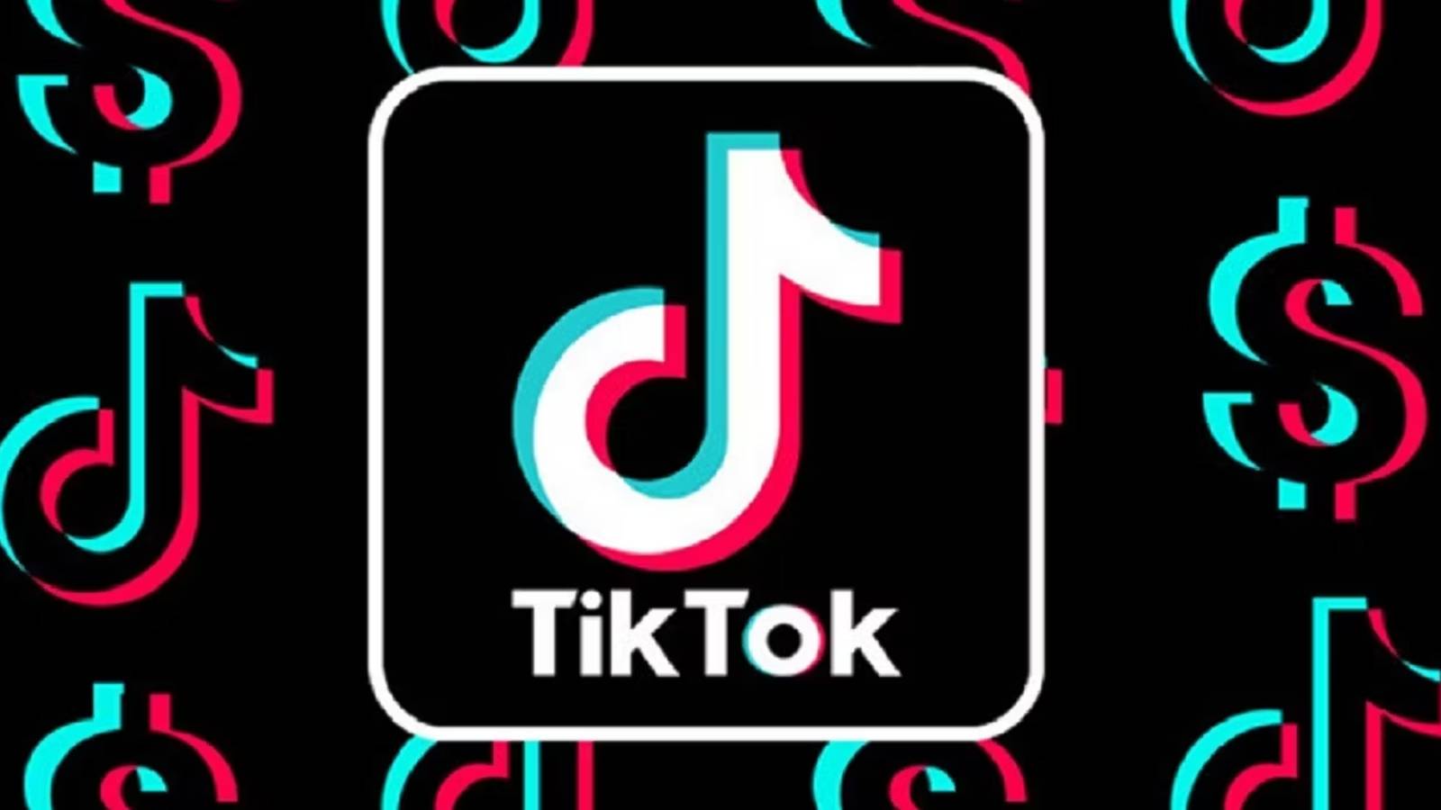 tiktok logo with dollar signs