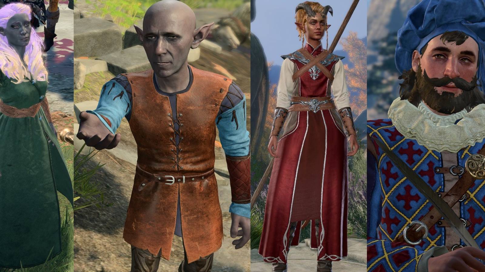 title image best species or race to lead the party drow gnome tiefling human