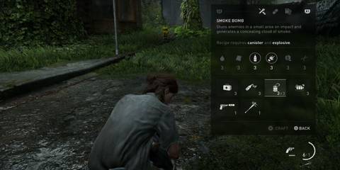 The Last of Us Crafting
