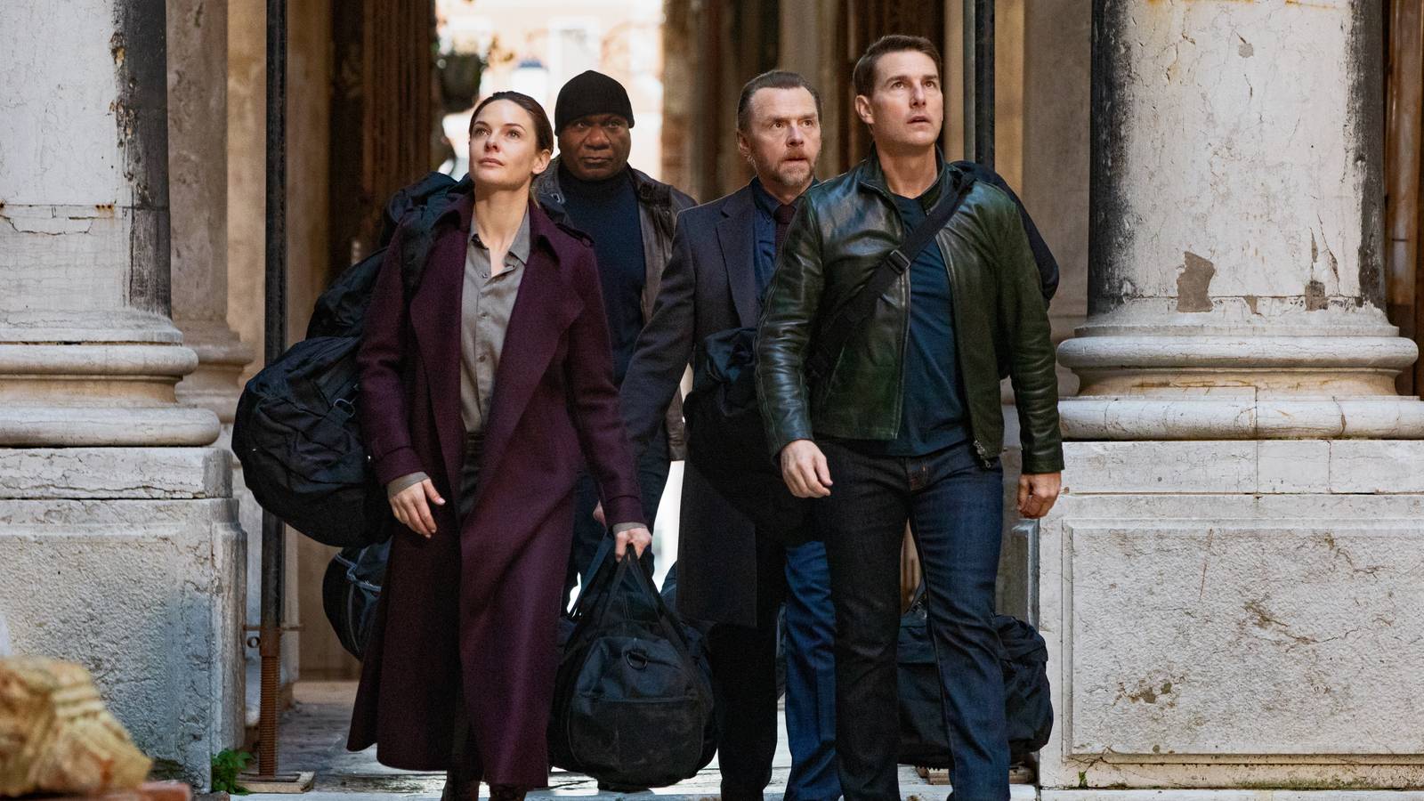 tom cruise rebecca ferguson simon pegg ving rhames imf team mission impossible 7 Cropped