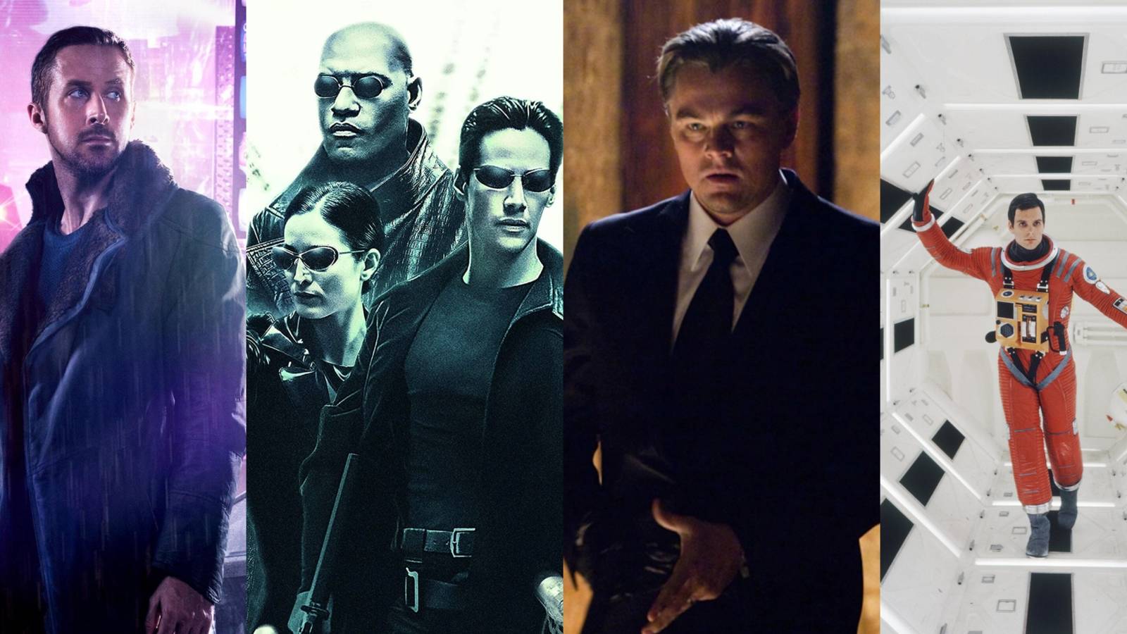 From left to right, Ryan Gosling in 