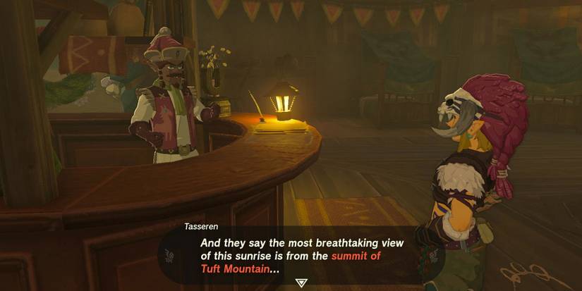 A Picture for Dueling Peaks Stable quest in Zelda: Tears of the Kingdom.