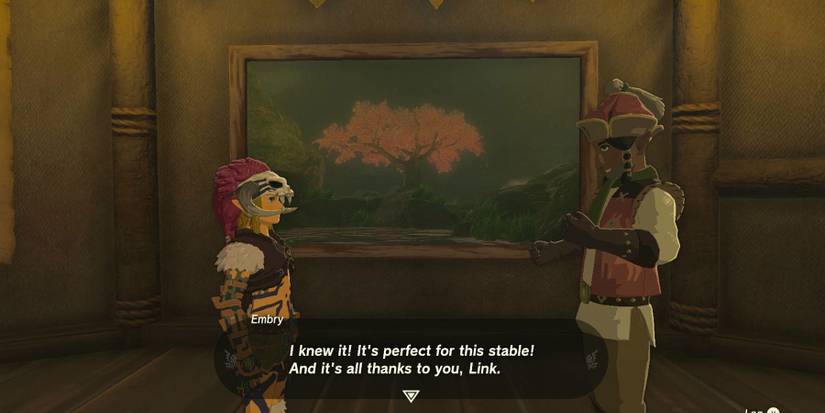 A Picture for Outskirt Stable quest in Zelda: Tears of the Kingdom.