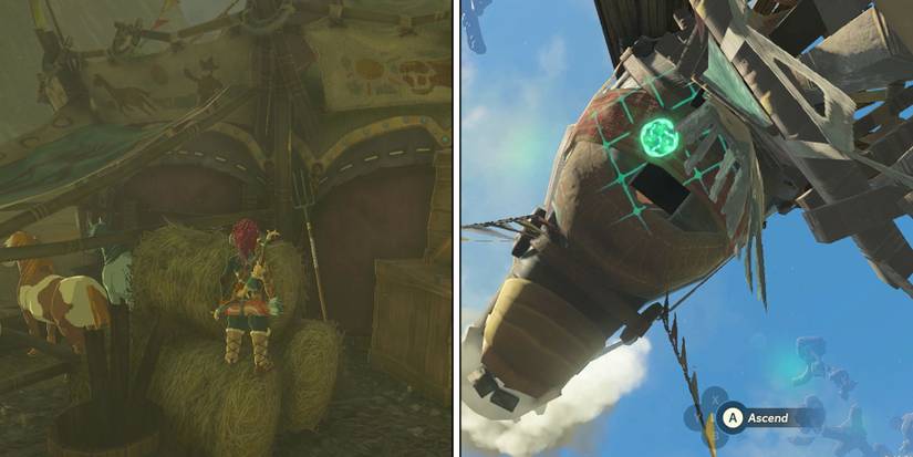 Penn's location at Dueling Peak Stable in The Legend of Zelda: Tears of the Kingdom.