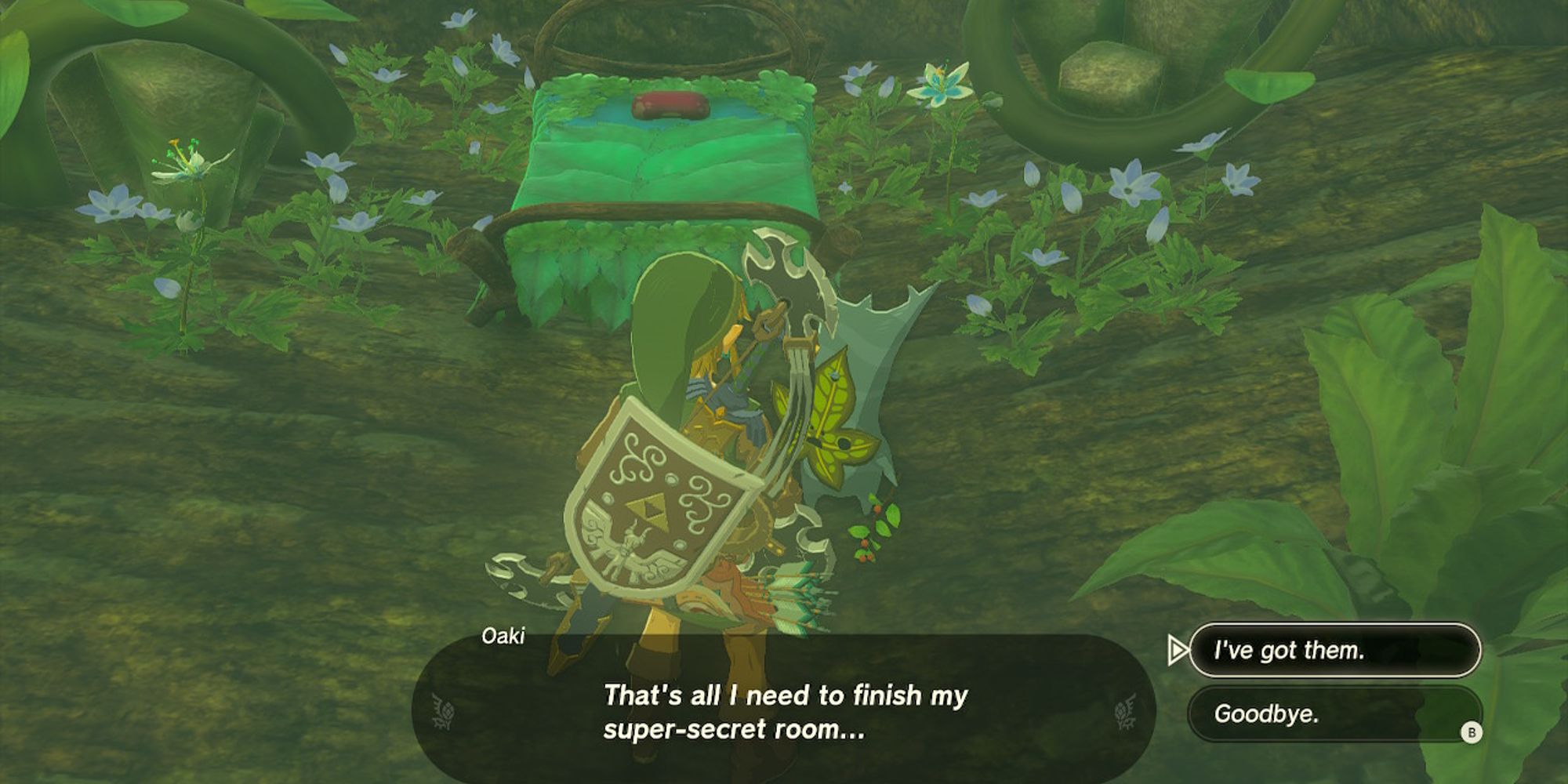 Zelda Tears of the Kingdom The Secret Room Quest Walkthrough (Korok