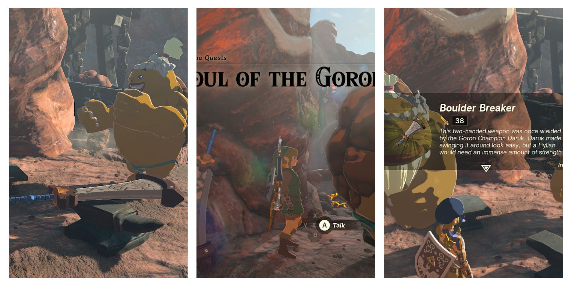 Zelda: Tears of the Kingdom - Soul of the Gorons Quest Guide
