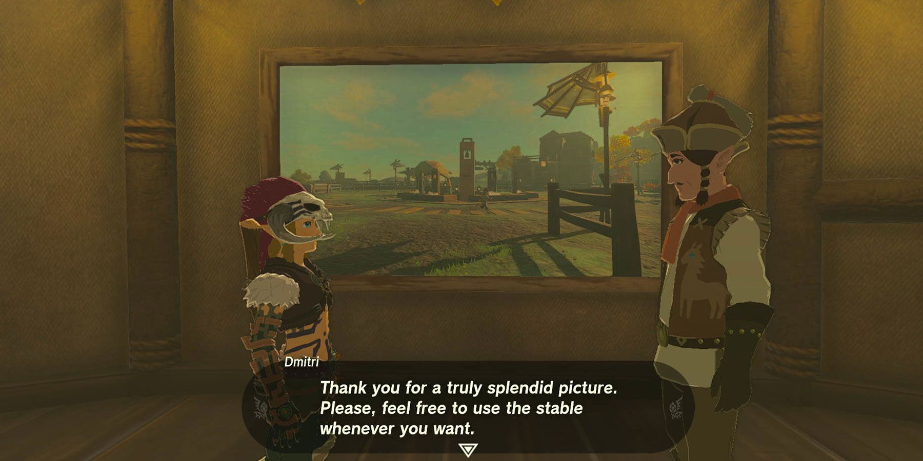 A Picture for South Akkala Stable quest in Zelda: Tears of the Kingdom.