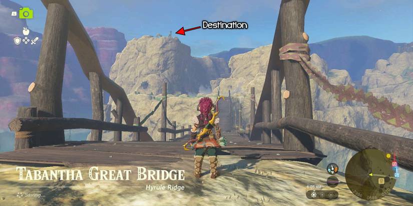 A Picture for Tabantha Bridge Stable quest in Zelda: Tears of the Kingdom.