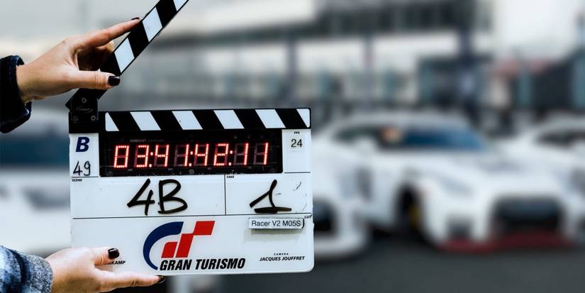 Clapperboard of Gran Turismo movie