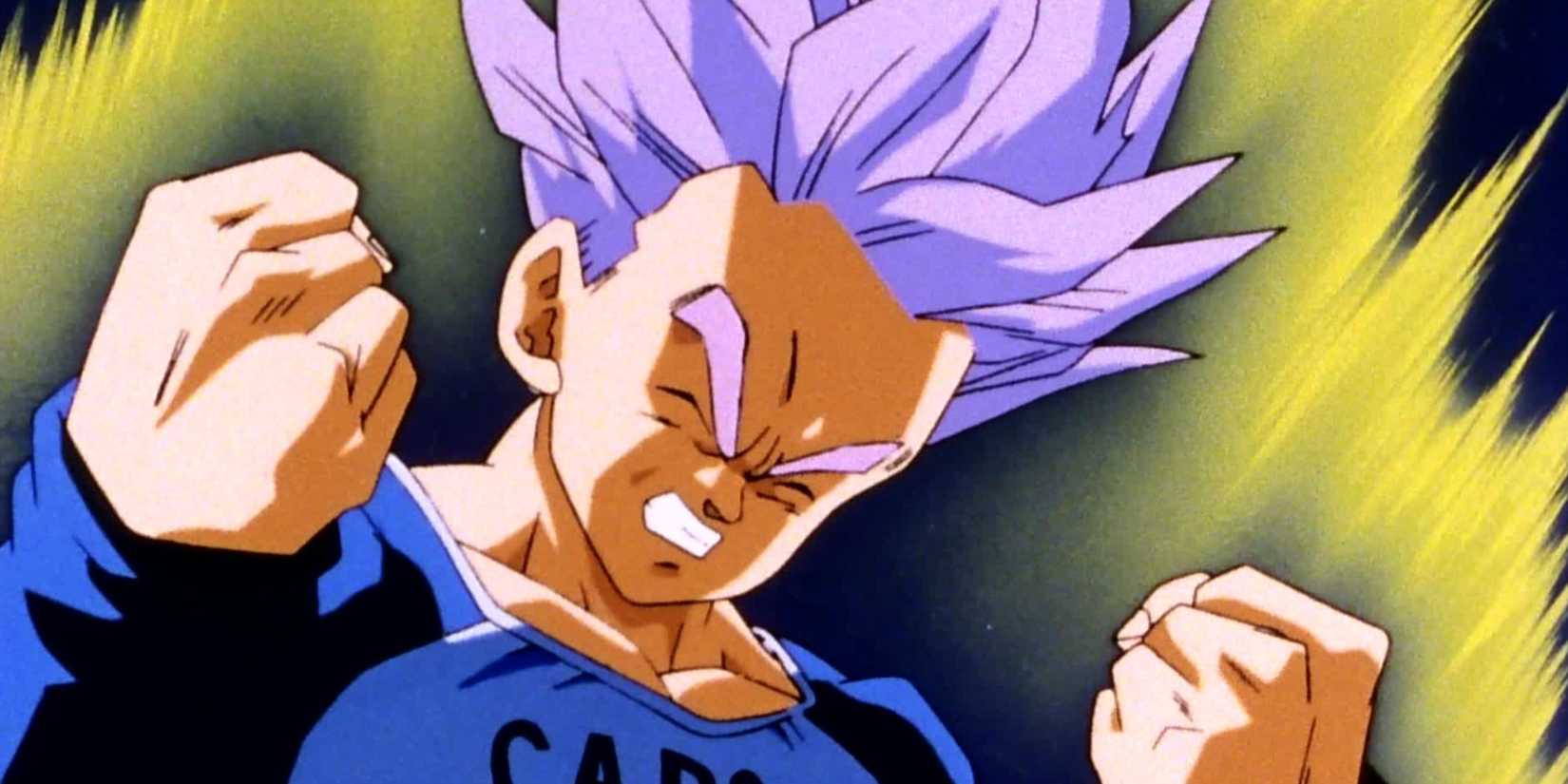 Trunks goes to Super Saiyan Dragon Ball Z