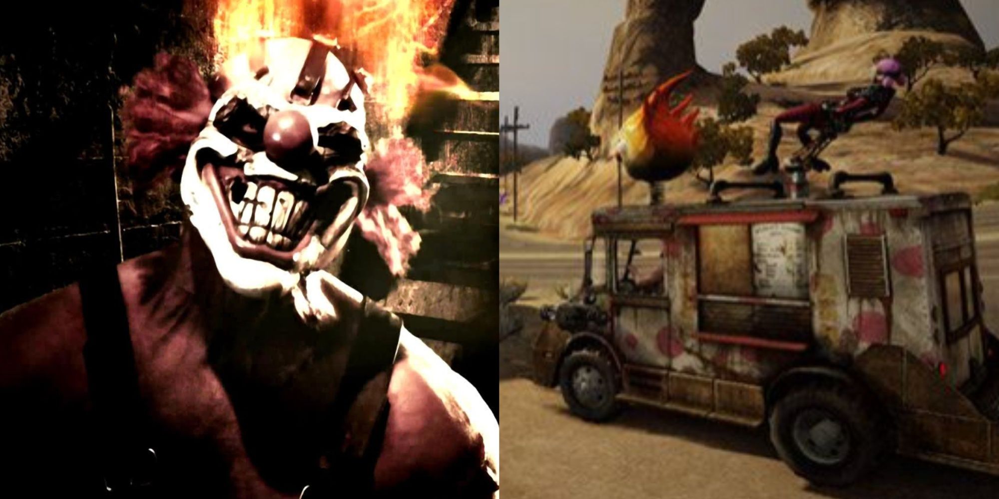 Twisted Metal - Camion de crème glacée Sweet Tooth et Sweet Tooth