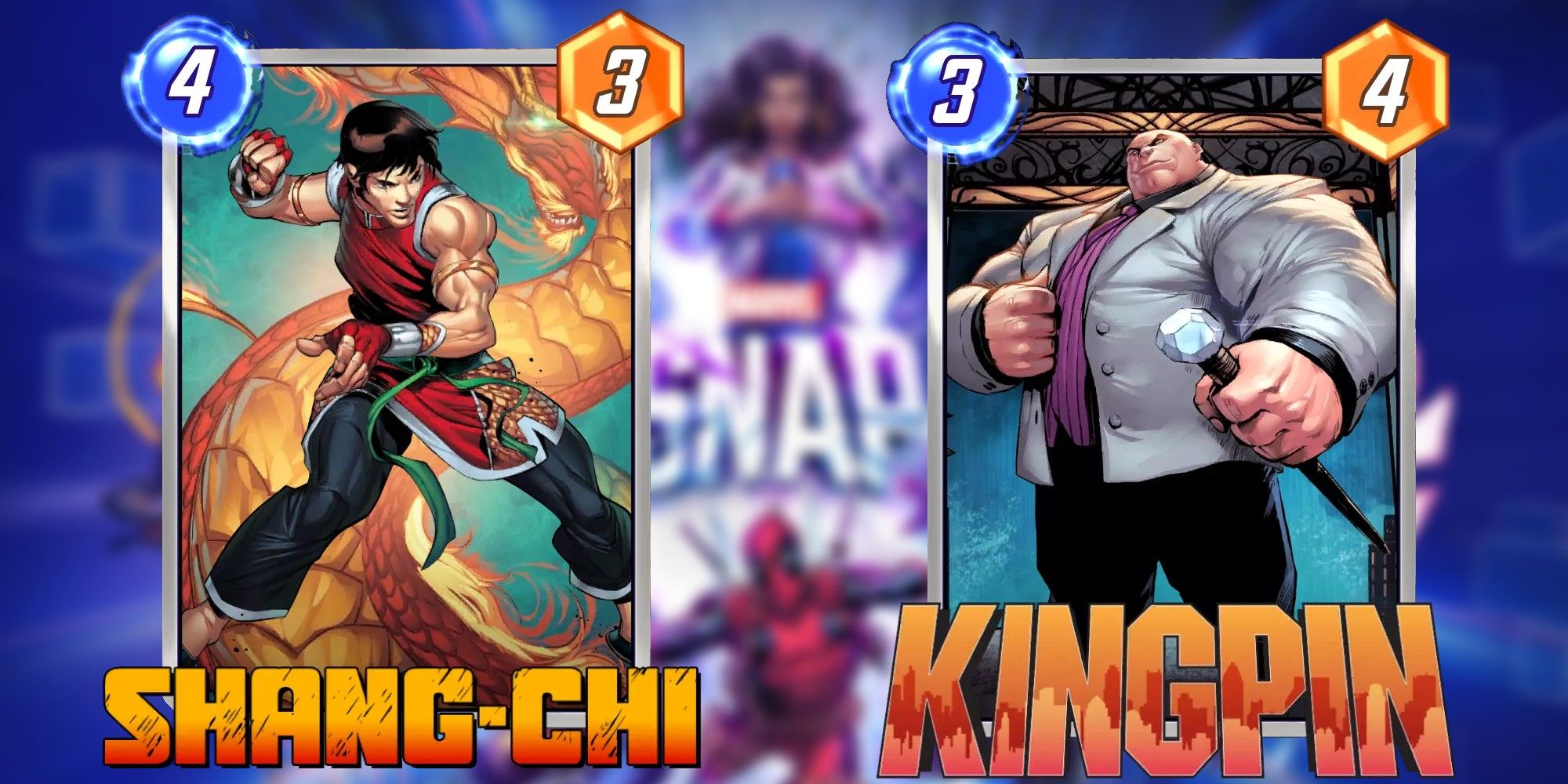 kingpin and shang-chi cards