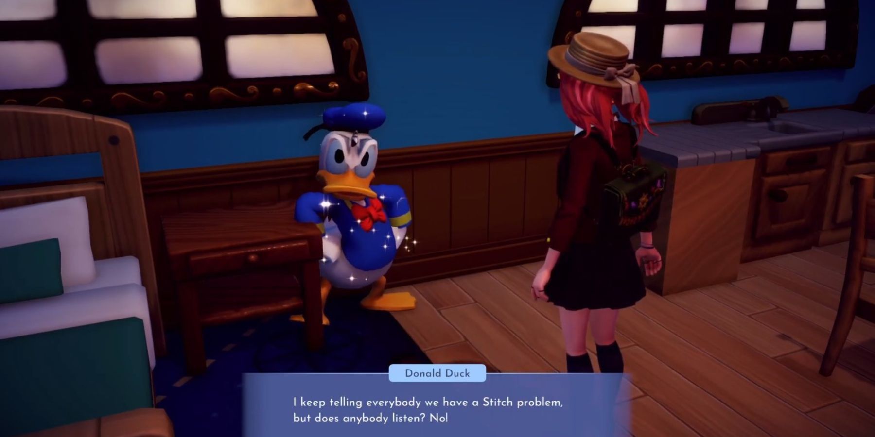 donald mad at stitch dreamlight valley