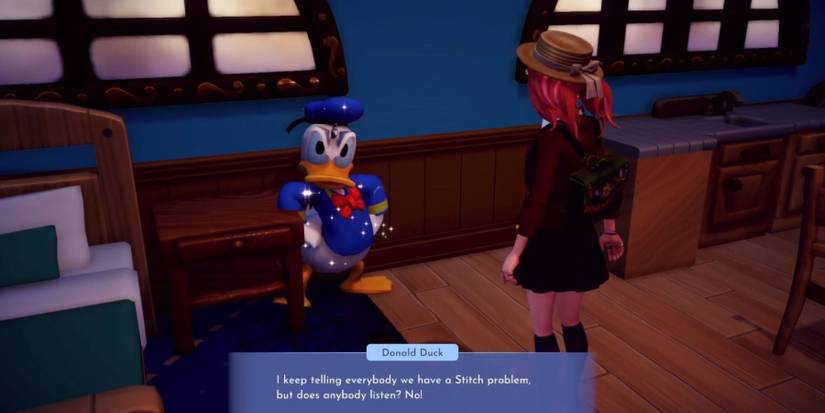 donald mad at stitch dreamlight valley