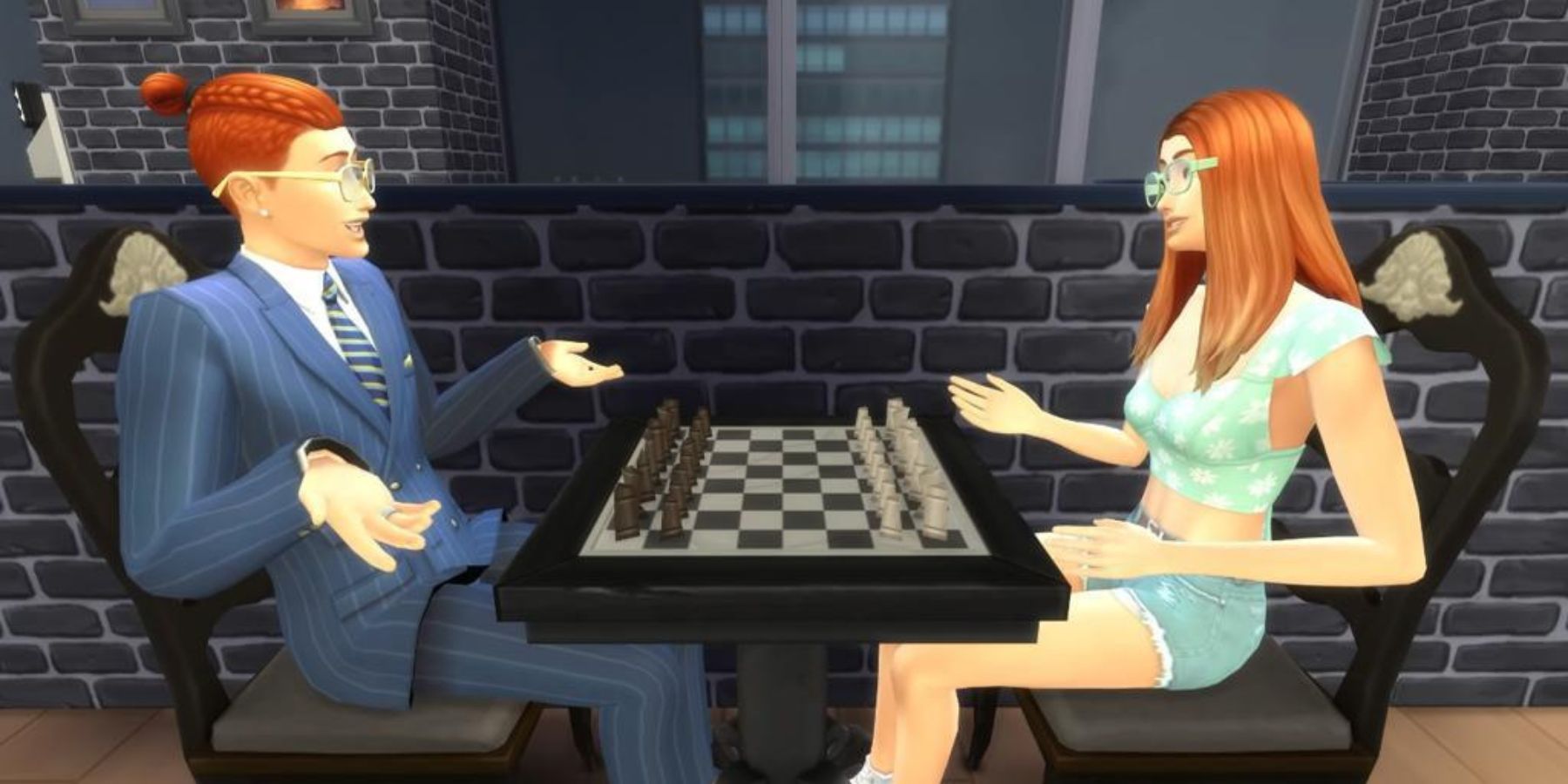 chess game sims 4 for logic skill