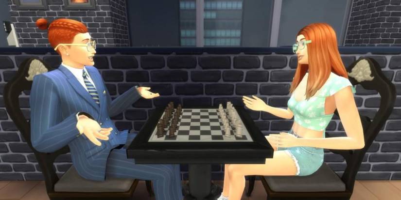 chess game sims 4 for logic skill