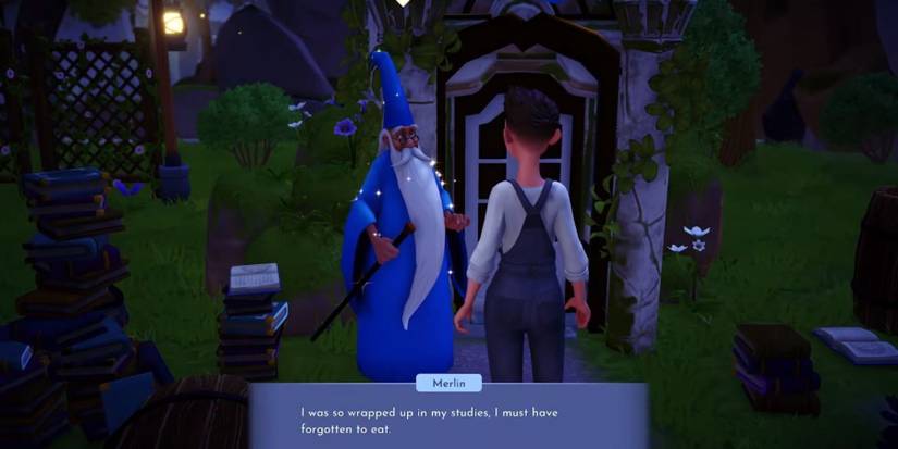 speaking with merlin dreamlight valley