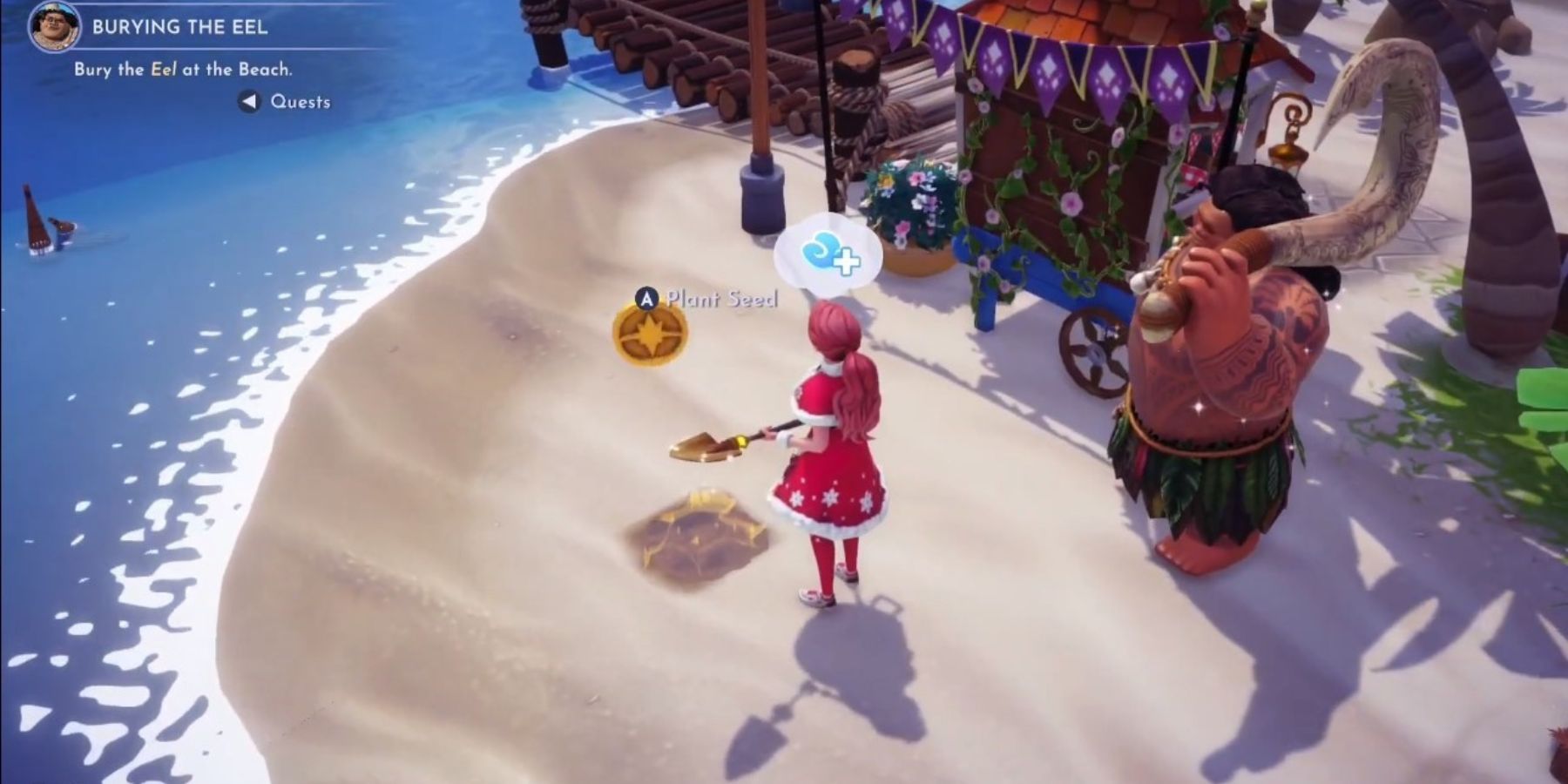 planting an eel in dazzle beach dreamlight valley