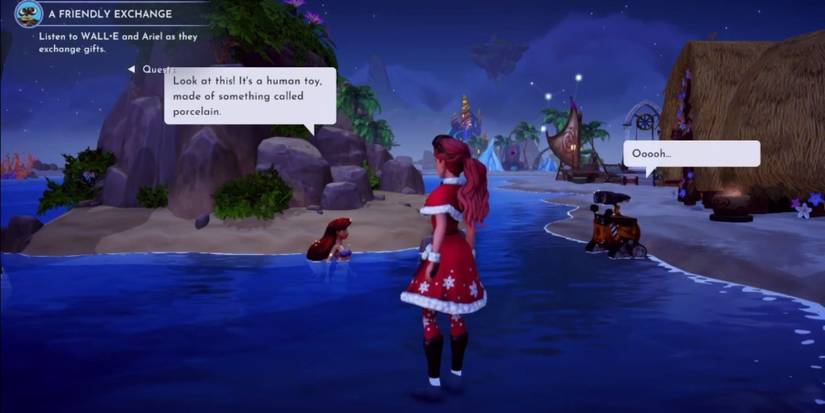 ariel and wall-e trading items dreamlight valley