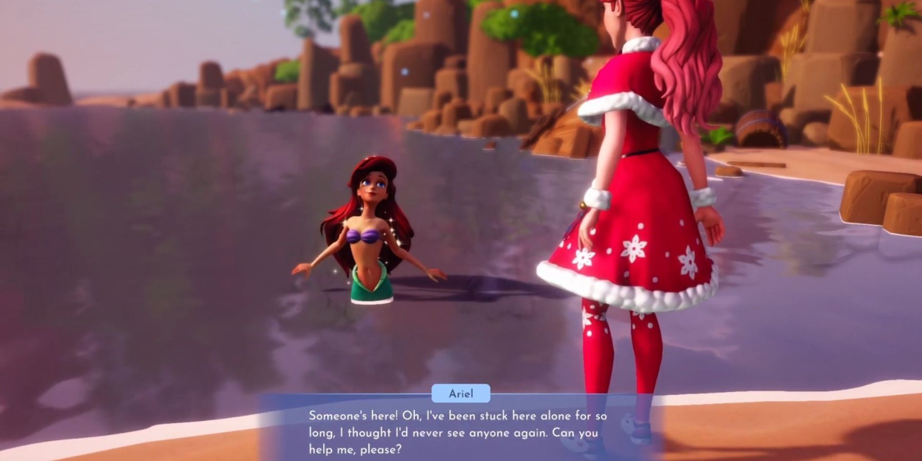 ariel asking for help dreamlight valley