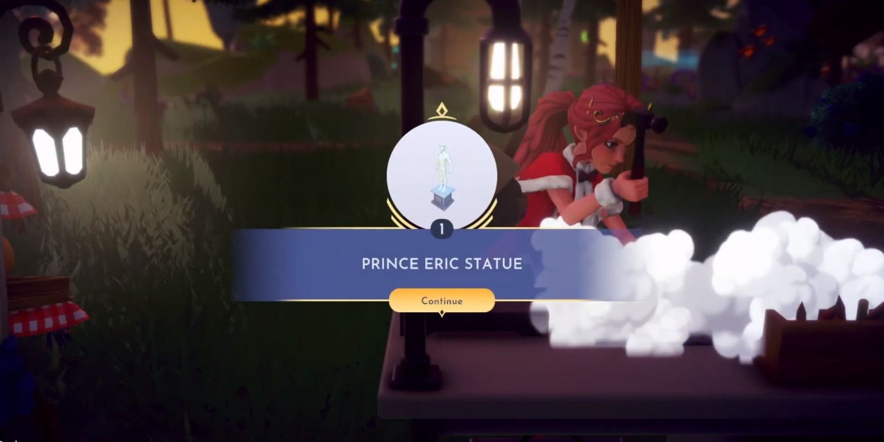 prince eric statue crafting recipe dreamlight valley