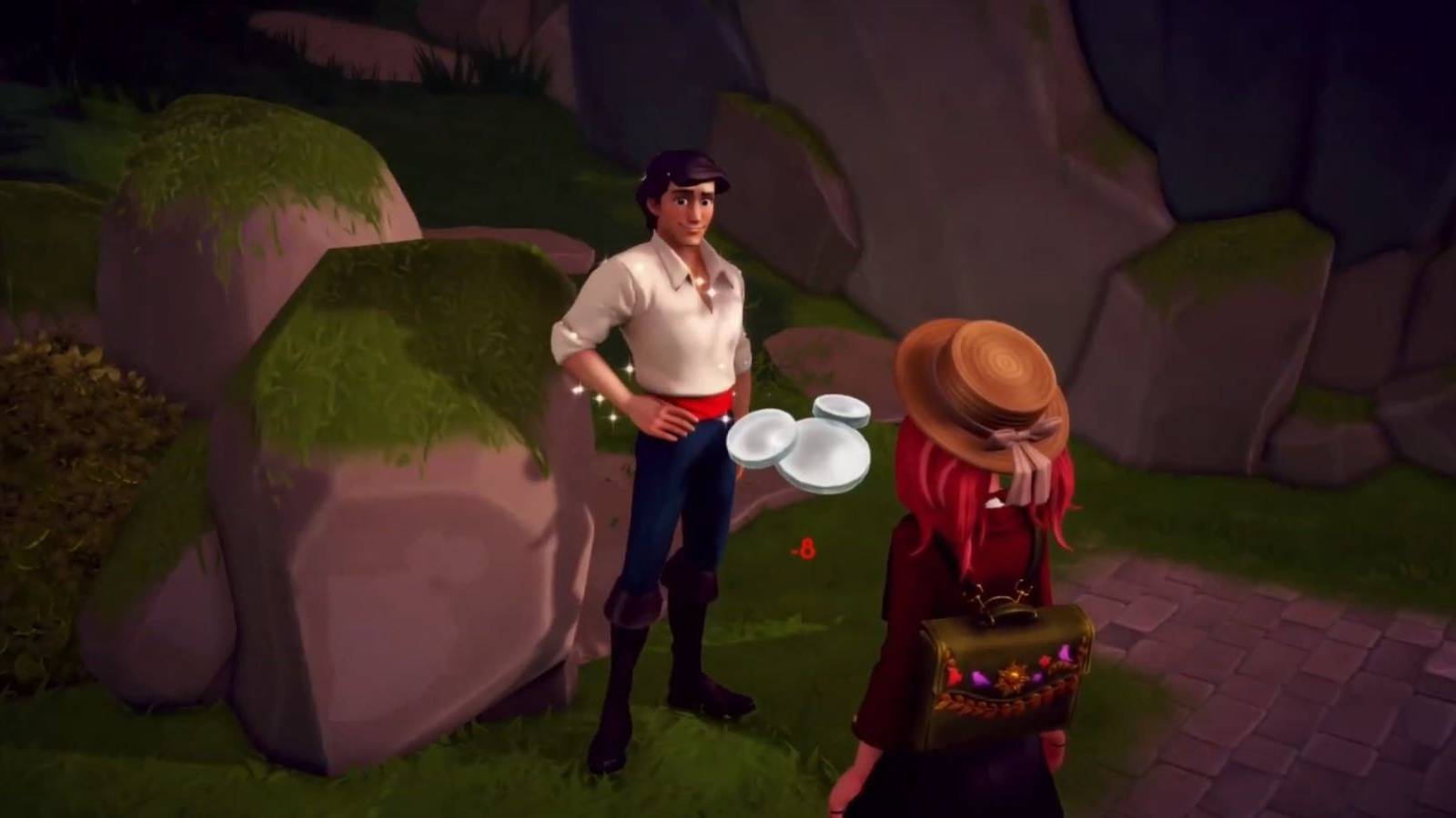 delivering glass to eric dreamlight valley